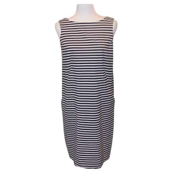 Lafayette 148 New York Dresses & Skirts - LAFAYETTE 148 Black and White Striped Midi Dress Women Size Small